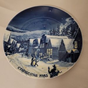 Sorrina Roger Whitmer 1983 Christmas Plate